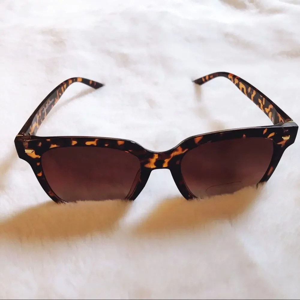 Cora Tortoise Brown Classic Square Sunglasses